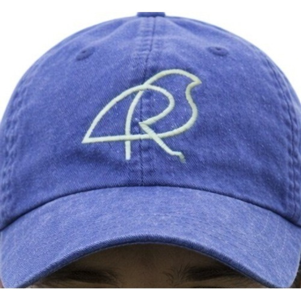 Adams Unisex Royal Blue Bird Embroidered Dad Hat Strapback NWT LP101 Gorpcore